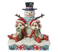 Enesco Jim Shore Chip & Dale - Figura de muñeco de Nieve