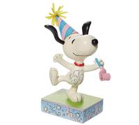 Enesco Jim Shore - Figura Decorativa de Snoopy de cumpleaños