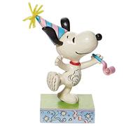 Enesco Jim Shore - Figura Decorativa de Snoopy de cumpleaños