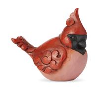 Enesco Jim Shore Heartwood Creek Luck in The Air Cardinal Bird Figurine 4.49 Inch Red