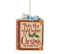 Enesco Jim Shore TWAS The Night Book con adorno de ratón