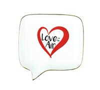 Enesco Lote de 12 Copas Love in The Air, Cerámica, Multicolor, 11.3 x 11.5 x 2 cm