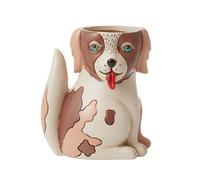 Enesco Maceta, Resina Piedra, Multicolor, Height 12cm