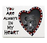 Enesco Military Red/White/Blue Heart Frame by Our Name is Mud?" - 4 x 6