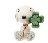 Enesco Peanuts by Jim Shore Snoopy con trébol - Mini Figura