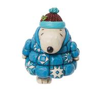 Enesco Peanuts by Jim Shore Snoopy Puffer Jacket - Mini Figura