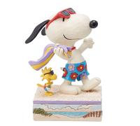 Enesco Peanuts by Jim Shore Snoopy & Woodstock On The Beach - Figura Decorativa