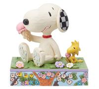 Peanuts by Jim Shore Snoopy y Woodstock - Figura de Helado