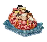 Enesco Peanuts by Jim Shore The Gang Figura de Rafting, 5.5 Pulgadas, Multicolor
