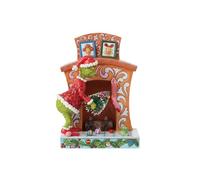 Enesco The Grinch by Jim Shore Grinch - Figura Decorativa para Chimenea