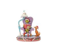 Enesco The Grinch by Jim Shore Grinch In A Large Chair - Figura iluminada