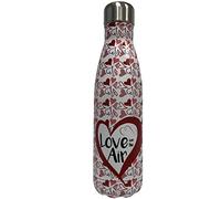 Enesco, Thermos de acero inoxidable con dibujo de corazones