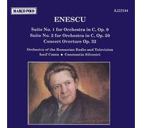 Enescu george suite n°1 & 2 pour orchestre et ouverture de concert