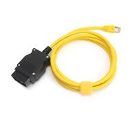 ENET OBD2 Cable para BMW Serie F - Codificación Plug & Play con adaptador Ethernet RJ45, compatible con E-SYS, interfaz ICOM para funciones ocultas del vehículo, cable de diagnóstico profesional para