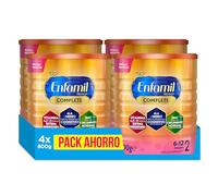 Enfamil Pack Ahorro, Enfamil Premium Complete 2, Fórmula Leche infantil de Continuacion para Lactantes Bebés de 6 a 12 meses, 4x800gr