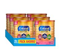 Enfamil Premium Complete 2 - Pack Mensual Fórmula Leche Infantil de Continuacion para Lactantes Bebés de 6 a 12 Meses, 800 gr - Pack de 6 Latas