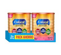 Enfamil Premium Complete 2 - Pack Mensual Fórmula Leche Infantil de Continuacion para Lactantes Bebés de 6 a 12 Meses, 800 gr - Pack de 2 Latas