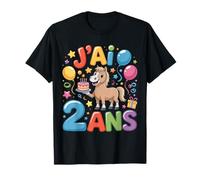 Enfant Cheval Enfant 2ans Anniversaire Garcon Fille Cheval Camiseta