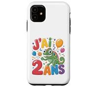 Enfant Cheval Gecko 2ans Anniversaire Garcon Fille lézard Carcasa para iPhone 11