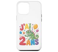 Enfant Cheval Gecko 2ans Anniversaire Garcon Fille lézard Carcasa para iPhone 12 Pro MAX