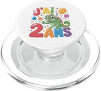 Enfant Cheval Gecko 2ans Anniversaire Garcon Fille lézard PopSockets PopGrip para MagSafe