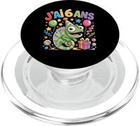 Enfant Cheval Gecko 6ans Anniversaire Garcon Fille lézard PopSockets PopGrip para MagSafe