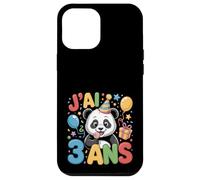 Enfant Panda Enfant 3ans Anniversaire Garcon Fille Panda Carcasa para iPhone 12 Pro MAX