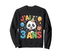 Enfant Panda Enfant 3ans Anniversaire Garcon Fille Panda Sudadera