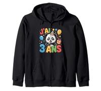Enfant Panda Enfant 3ans Anniversaire Garcon Fille Panda Sudadera con Capucha