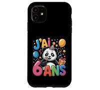 Enfant Panda Enfant 6ans Anniversaire Garcon Fille Panda Carcasa para iPhone 11