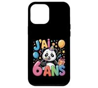 Enfant Panda Enfant 6ans Anniversaire Garcon Fille Panda Carcasa para iPhone 12 Pro MAX