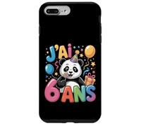 Enfant Panda Enfant 6ans Anniversaire Garcon Fille Panda Carcasa para iPhone 7 Plus/8 Plus