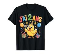 Enfant poulette Enfant 2ans Anniversaire Fille pollo Camiseta