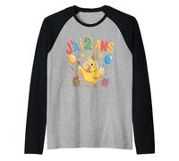 Enfant poulette Enfant 2ans Anniversaire Fille pollo Camiseta Manga Raglan