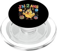 Enfant poulette Enfant 2ans Anniversaire Fille pollo PopSockets PopGrip para MagSafe