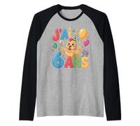 Enfant poulette Enfant 6ans Anniversaire Fille pollo Camiseta Manga Raglan