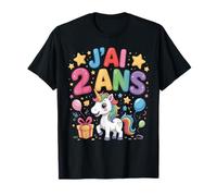 Enfant unicornio Enfant 2ans Anniversaire Garcon Fille licorne Camiseta