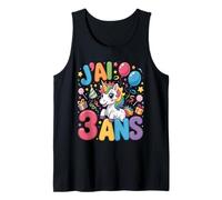 Enfant Unicornio Enfant 3ans Anniversaire Garcon Fille Licorne Camiseta sin Mangas