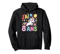 Enfant Unicornio Enfant 8ans Anniversaire Garcon Fille Licorne Sudadera con Capucha