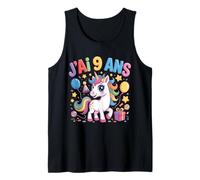 Enfant Unicornio Enfant 9ans Anniversaire Garcon Fille Licorne Camiseta sin Mangas