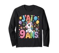 Enfant Unicornio Enfant 9ans Anniversaire Garcon Fille Licorne Manga Larga