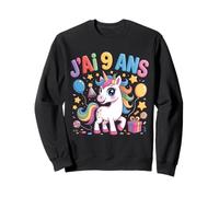 Enfant Unicornio Enfant 9ans Anniversaire Garcon Fille Licorne Sudadera