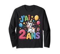 Enfant vache Enfant 2ans Anniversaire Garcon Fille Cow Manga Larga