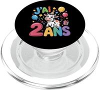 Enfant vache Enfant 2ans Anniversaire Garcon Fille Cow PopSockets PopGrip para MagSafe
