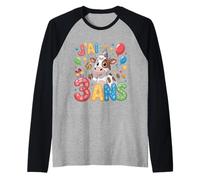 Enfant Vache Enfant 3ans Anniversaire Garcon Fille Cow Camiseta Manga Raglan