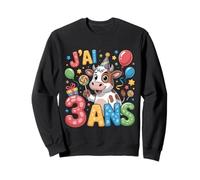 Enfant Vache Enfant 3ans Anniversaire Garcon Fille Cow Sudadera