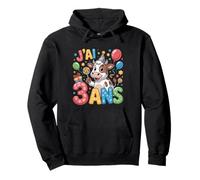 Enfant Vache Enfant 3ans Anniversaire Garcon Fille Cow Sudadera con Capucha