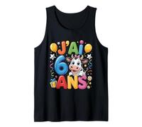 Enfant Vache Enfant 6ans Anniversaire Garcon Fille Cow Camiseta sin Mangas