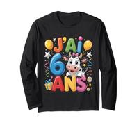 Enfant Vache Enfant 6ans Anniversaire Garcon Fille Cow Manga Larga