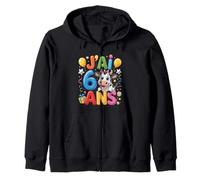 Enfant Vache Enfant 6ans Anniversaire Garcon Fille Cow Sudadera con Capucha